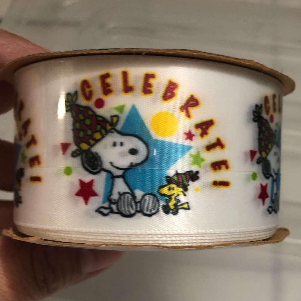 Peanuts Snoopy Celebrate Ribbon Roll